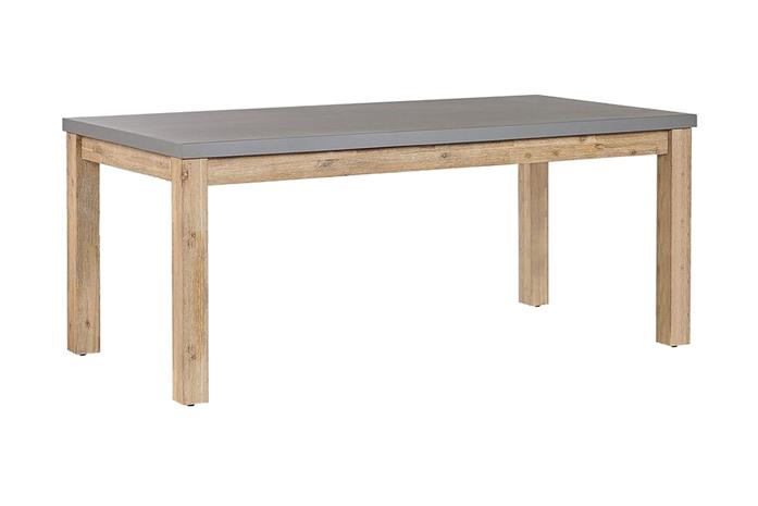 Puutarhapöytä 180 x 90 cm Harmaa OSTUNI - Harmaa – kuva 1/1