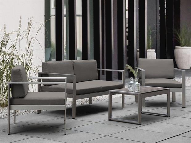 Oleskeluryhmä Tirrena 90 cm - Harmaa