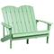 Puutarhapenkki Adirondack 125 cm - Vihreä – kuva 1