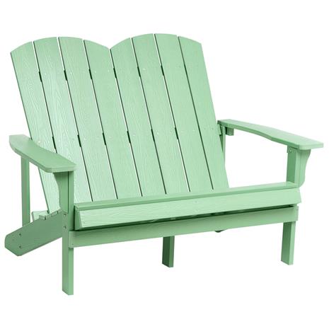Puutarhapenkki Adirondack 125 cm - Vihreä – kuva 1/1