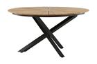 Ruokapöytä Mexico Pyöreä 140 cm Ruskea/Musta - Venture Home