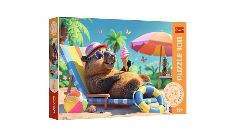 Trefl Capybara Style Relax 100p palapeli