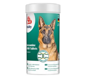 8in1 Vitality Glucosamine + MSM tabletit - 55 tablettia täydennysravinto koirille
