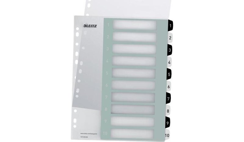 Leitz Wow A4+ erottimet numeroilla 1-10 – kuva 1/1
