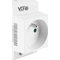 Pistorasia maadoitettuna Din-kiskoon 16a 230v – kuva 1
