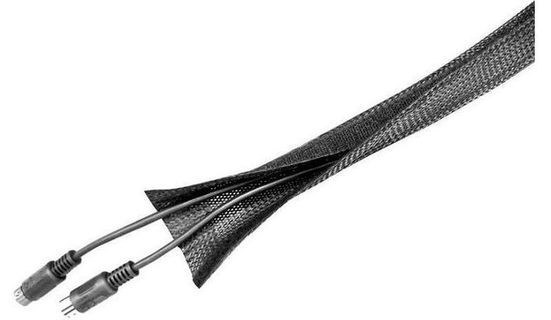Newstar Flexible Cable Cover 2m, Black (NS-CS200BLACK) – kuva 1/4