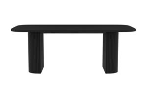 Ruokapöytä Kopparbo 200 cm - Musta