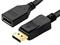 MicroConnect DisplayPort -jatkokaapeli, 2 m, Musta – kuva 1