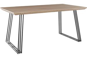 Ruokapöytä Elgebo 160 cm - Luonnonväri/Musta