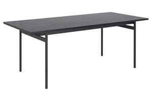 Ruokapöytä Ricketts 200x90 cm - Musta