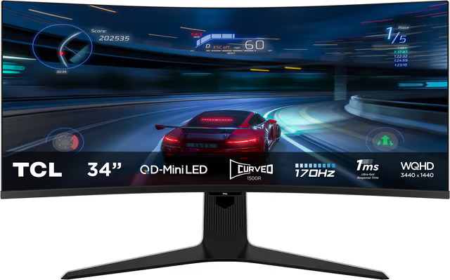 TCL 34R83Q (34"), näyttö – kuva 4/5