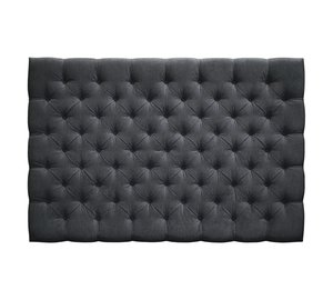 Sängynpääty Joluma 160 cm Napit - Musta