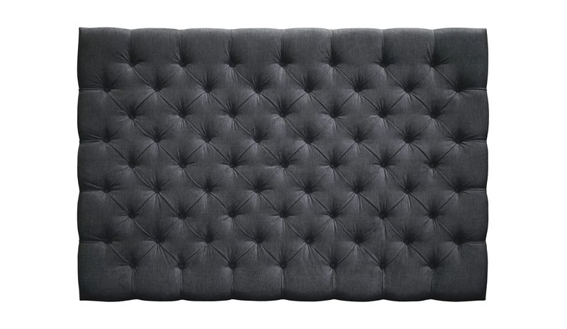 Sängynpääty Joluma 160 cm Napit - Musta