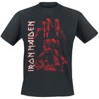 Iron Maiden - Eddie Big Hand Red - T-paita - Miehet - Musta