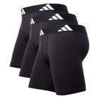 adidas Bokserit Brief Active Flex Cotton 3-pack - Musta
