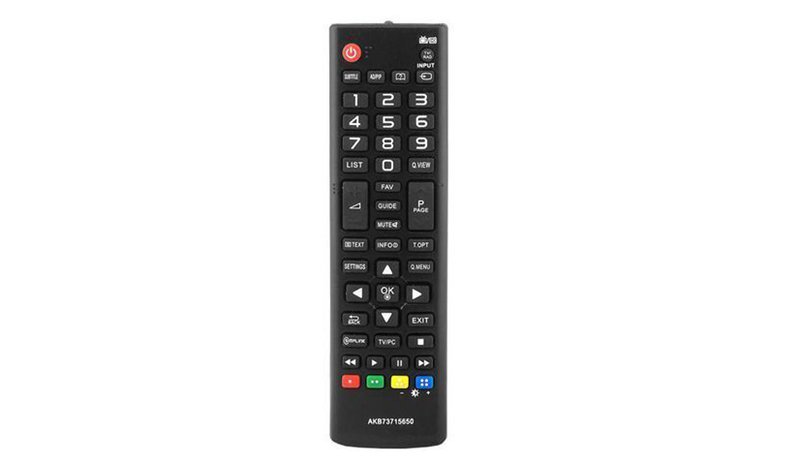 TV-tarvike HQ LXP5650 LG TV Remote control LCD / LED / AKB73715650 / Black