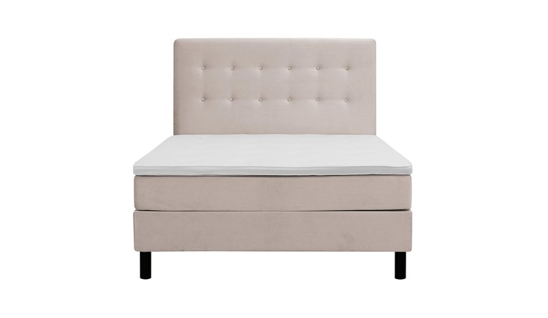 Täydellinen Sänkypaketti Dream 140x200 cm Napit - Beige
