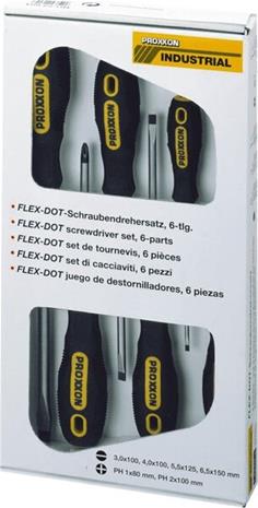 Proxxon 6 kpl. ruuvimeisselisarja Flex-dot