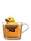 Winkee Tefilter - Duck Tea Infuser - Yellow - H6CM – kuva 1