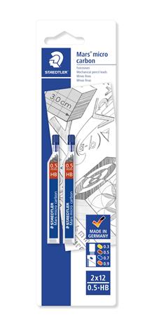 Staedtler MARS MICRO MINE 0.5MM HB 2/BK