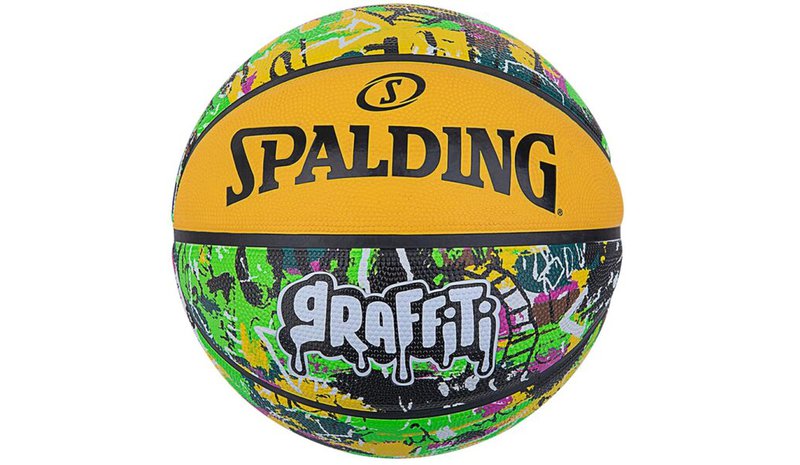 Basketball Spalding Graffity, koko 5, keltainen.