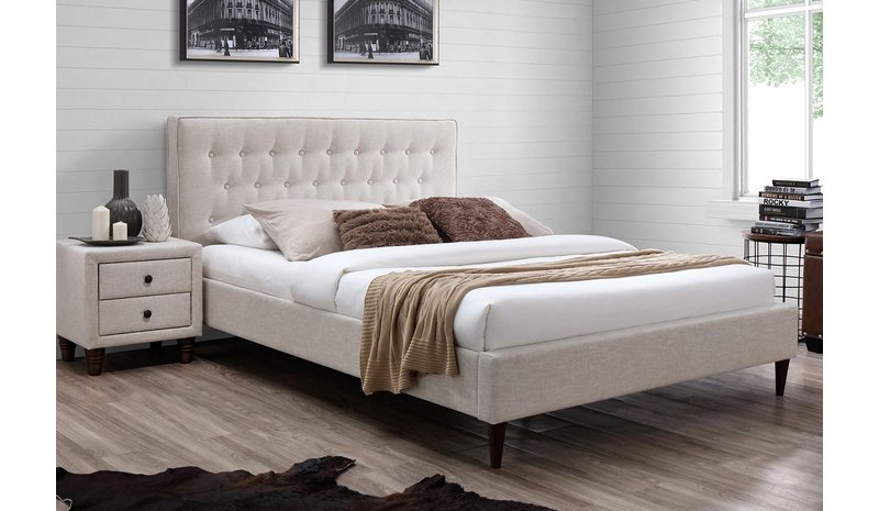 Sängynrunko Emilia Vaaleanbeige -