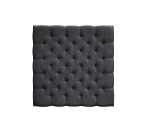 Sängynpääty Joluma 140 cm Napit - Musta