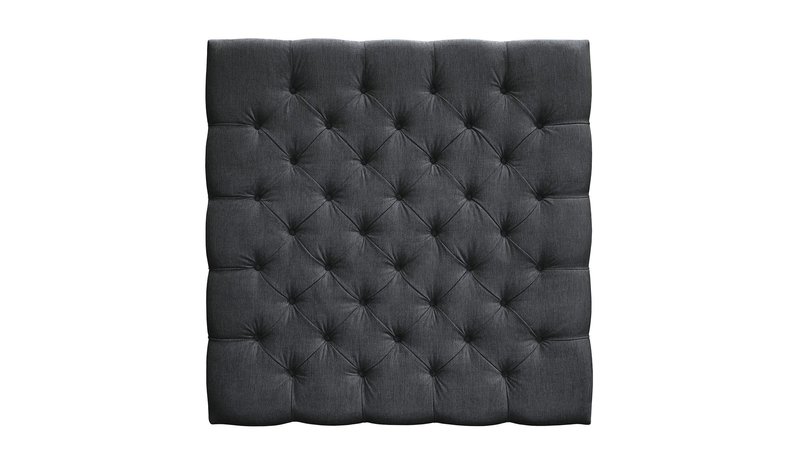 Sängynpääty Joluma 140 cm Napit - Musta
