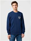 Wrangler Americana Crew Tops Sweat-shirts & Hoodies Sweat-shirts Navy Wrangler