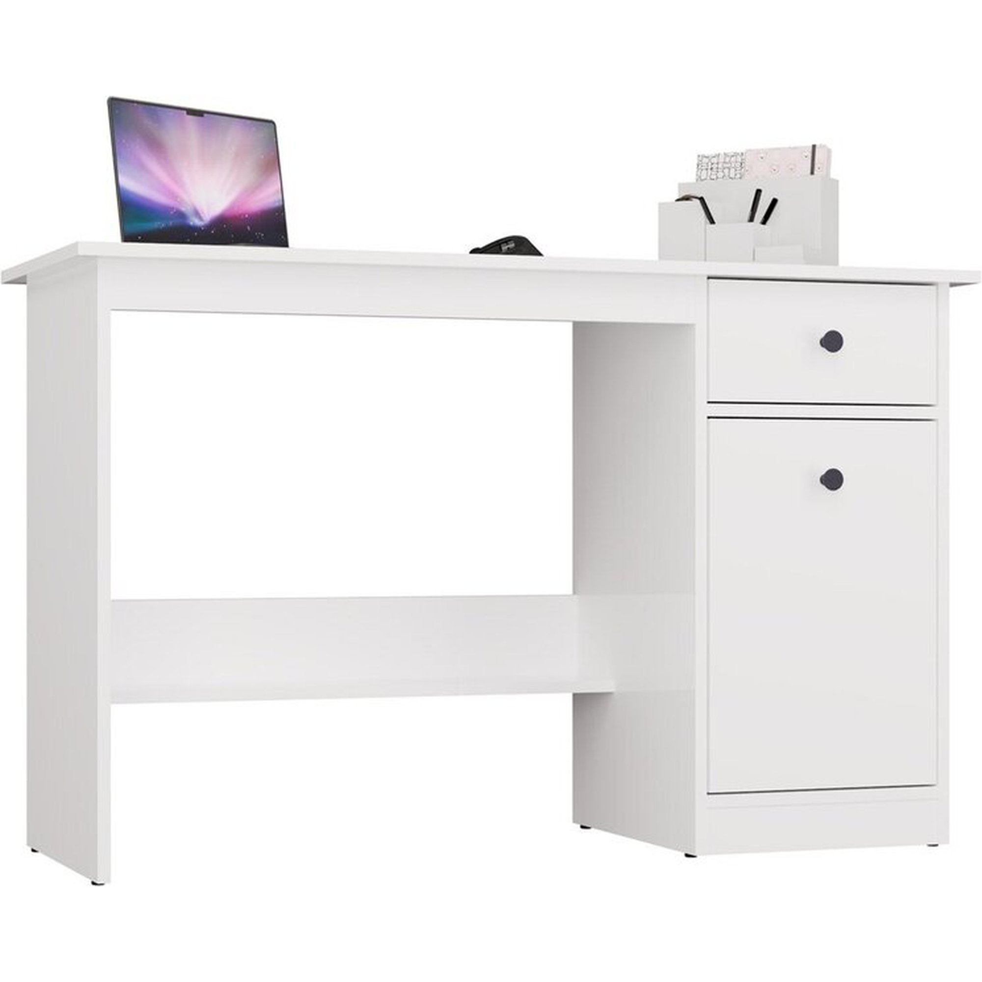 Kirjoituspöytä Chester, 120x45x75 cm, valkoinen