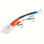 Premium Pitkäheittoinen Minnow Kalastusviehe - 16,2cm/23g, Kestävä ABS & Silkki Materiaali, Ihanteellinen Makean- & Suolaisenveden Kalastukseen, 1#