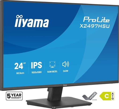 Iiyama ProLite X2497HSU-B1 (23,8"), näyttö