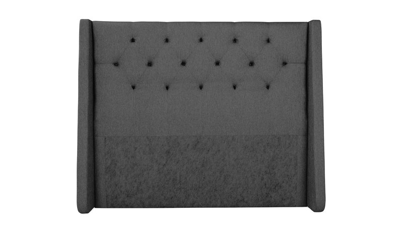 Sängynpääty Langham 160 cm Harmaa -