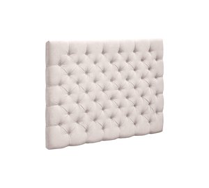 Sängynpääty Joluma 160 cm Napit - Vaaleanbeige