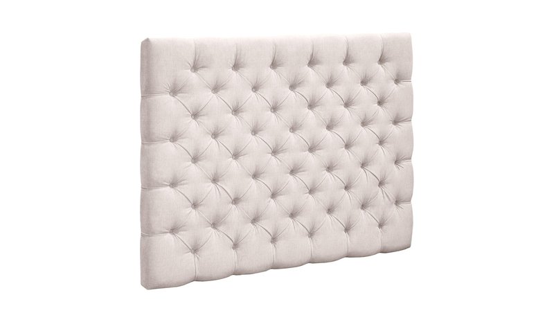 Sängynpääty Joluma 160 cm Napit - Vaaleanbeige