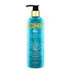 Kiharoita korostava shampoo CHI Aloe Vera aloe ja agavi nektarilla, 739 ml