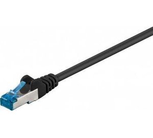Lan kaapeli Patchcord Cat 6a S/ftp, 15m, musta