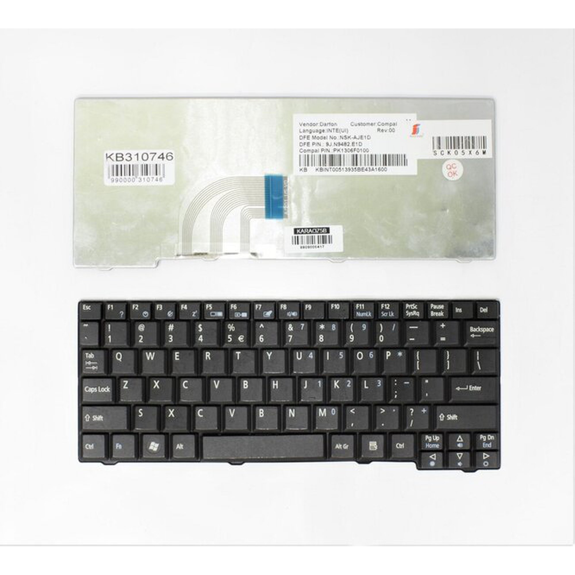 Näppäimistö ACER Aspire: One A110, A150