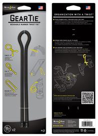 Nite Ize Gear Tie 18 Black niputin
