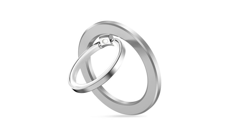 TECH-PROTECT MMR300 MAGNETIC MAGSAFE PHONE RING SILVER – kuva 1/4