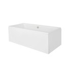 Kylpyamme Besco Quadro listalla, 155x70 cm
