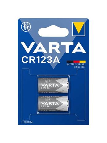 Varta â€“ Professional Lithium CR123A 2 Pack (6205301402)