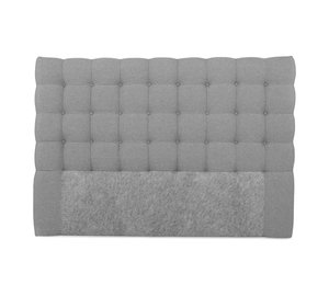 Sängynpääty Boxford 180 cm Napit - Vaaleanharmaa