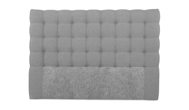 Sängynpääty Boxford 180 cm Napit - Vaaleanharmaa