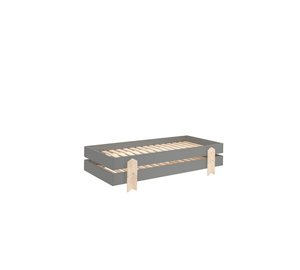 Sänky Modulo nuolijaloilla Harmaa, 2 - Harmaa, 2