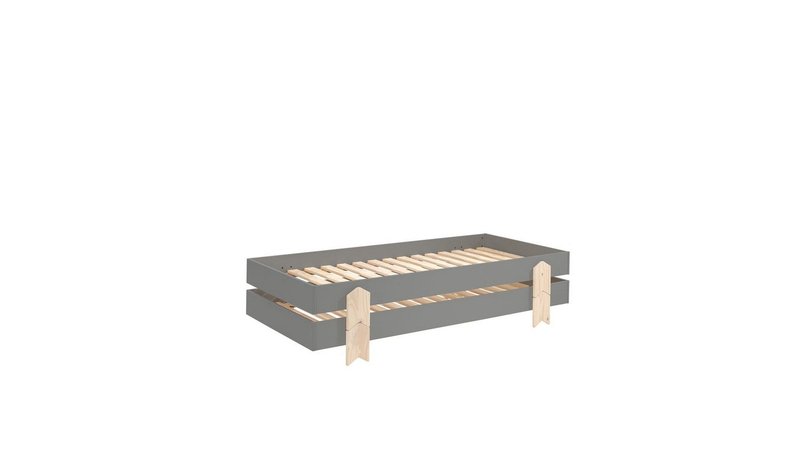 Sänky Modulo nuolijaloilla Harmaa, 2 - Harmaa, 2