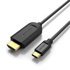 Vention Usb-c - Hdmi 4k kaapeli, 2m, musta