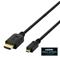 Deltaco, HDMI - micro HDMI, 4K UHD in 60Hz, 2 m – kuva 3