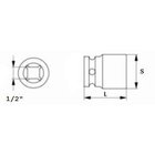 Jonnesway-iskupistorasia 1/2'' 19 mm pitkä S03ad4119
