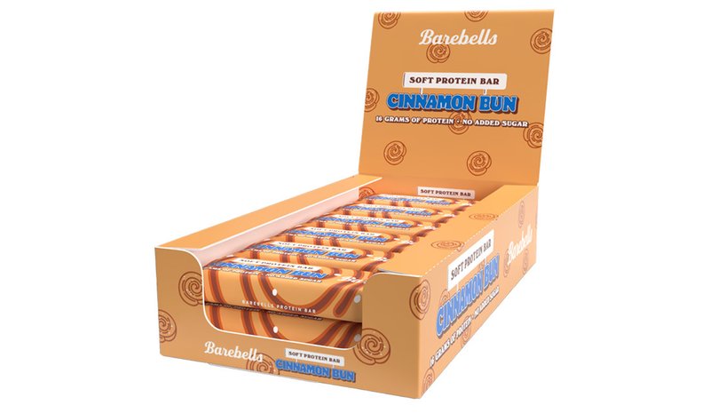 Barebells Soft Cinnamon Bun 12x55 g proteiinipatukka – kuva 1/1